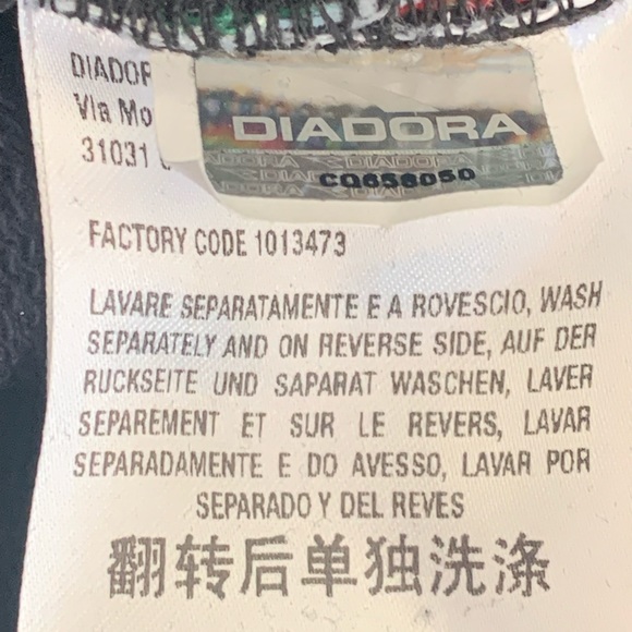 Diadora 100% Cotton Crew Neck Sweater   Sweatshirt Men’s Size S Made in Italy - Picture 14 of 16